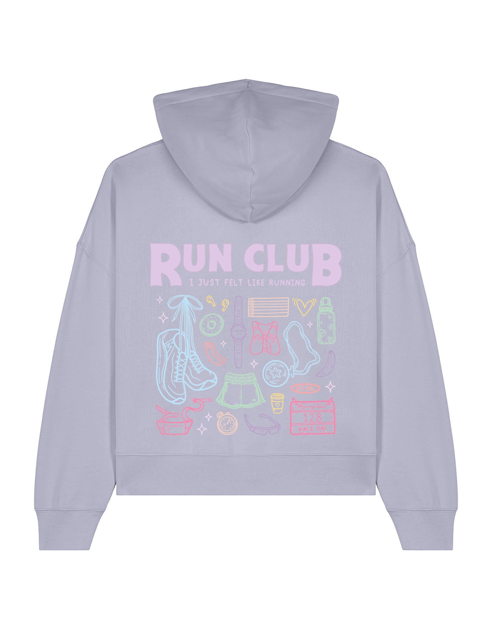 Run Club Boxy Organic Cotton Hoodie
