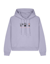 My Pals Have Paws Embroidered Boxy Organic Cotton Hoodie