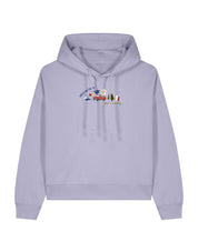 Forks Embroidered Boxy Organic Cotton Hoodie