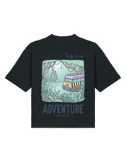 Life Is An Adventure Boxy Organic Cotton Tee