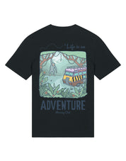 Life Is An Adventure Printed Organic Cotton T-Shirt