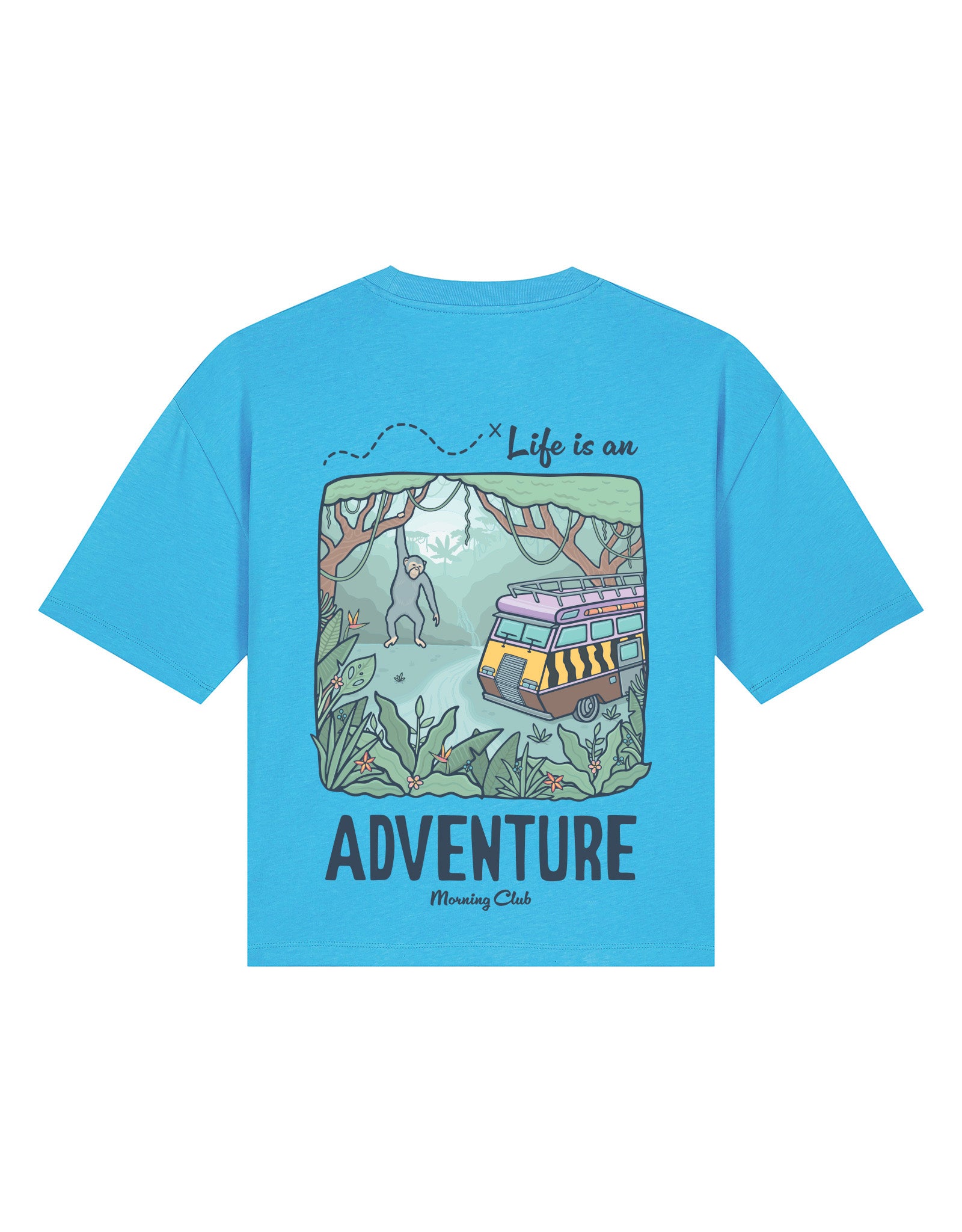 Life Is An Adventure Boxy Organic Cotton Tee