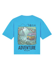 Life Is An Adventure Boxy Organic Cotton Tee
