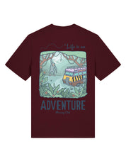 Life Is An Adventure Printed Organic Cotton T-Shirt