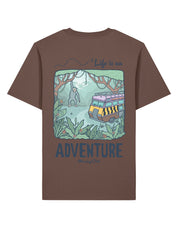 Life Is An Adventure Printed Organic Cotton T-Shirt