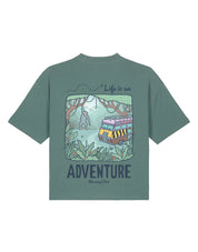 Life Is An Adventure Boxy Organic Cotton Tee