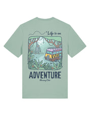 Life Is An Adventure Printed Organic Cotton T-Shirt