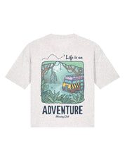 Life Is An Adventure Boxy Organic Cotton Tee
