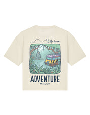 Life Is An Adventure Boxy Organic Cotton Tee