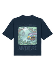Life Is An Adventure Boxy Organic Cotton Tee