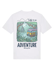 Life Is An Adventure Printed Organic Cotton T-Shirt