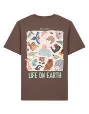 Life On Earth Printed Organic Cotton T-Shirt