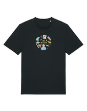 Life On Earth Embroidered Organic Cotton T-Shirt