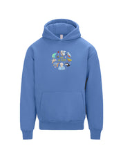 Life On Earth Embroidered Heavyweight Cotton Hoodie