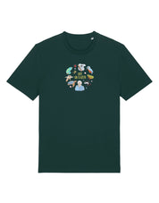 Life On Earth Embroidered Organic Cotton T-Shirt