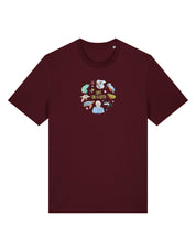 Life On Earth Embroidered Organic Cotton T-Shirt