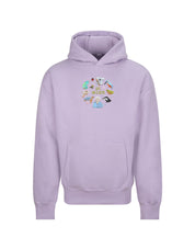 Life On Earth Embroidered Heavyweight Cotton Hoodie