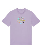 Life On Earth Embroidered Organic Cotton T-Shirt