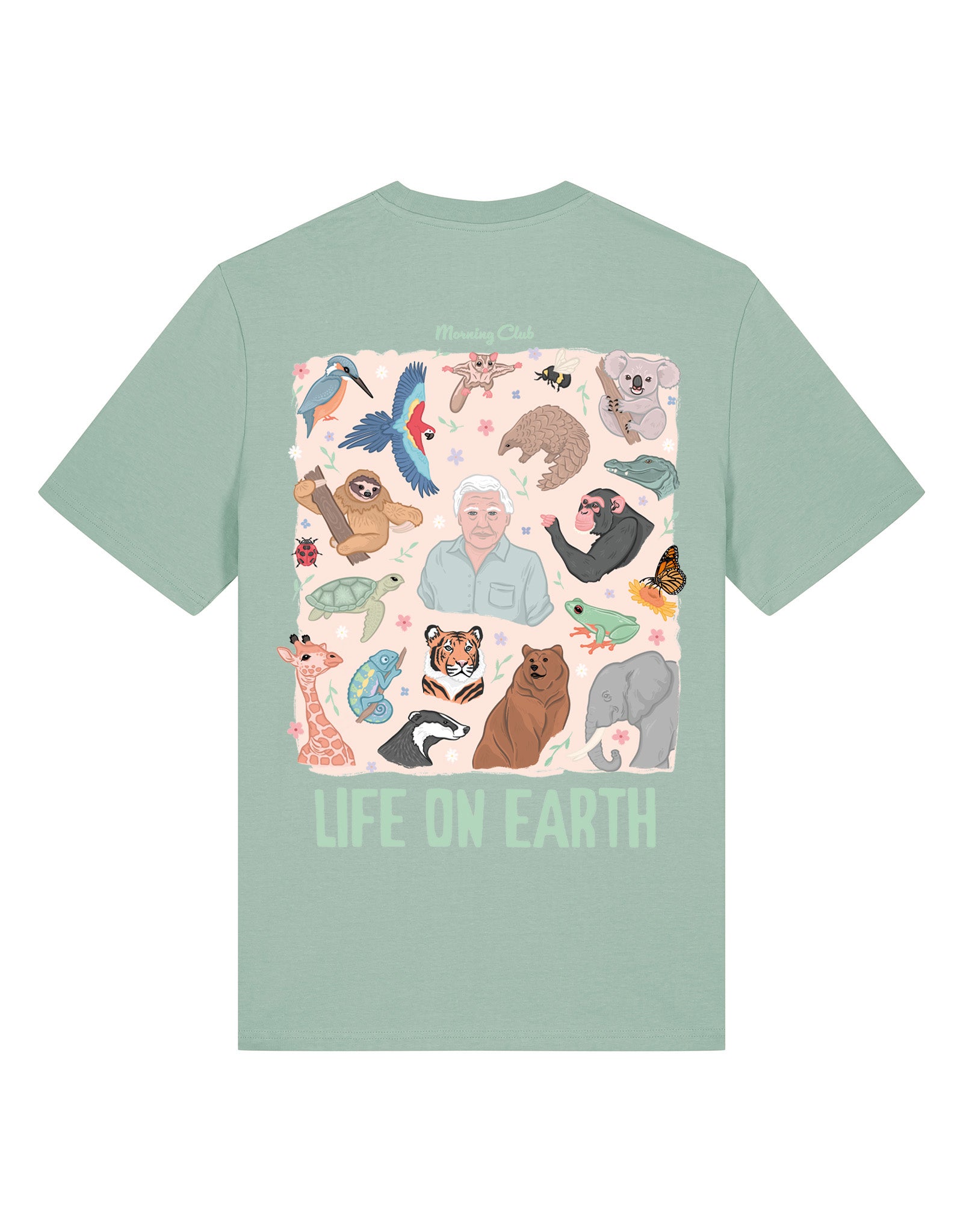 Life On Earth Printed Organic Cotton T-Shirt