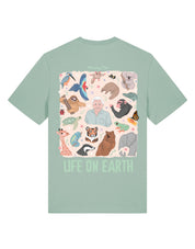 Life On Earth Printed Organic Cotton T-Shirt