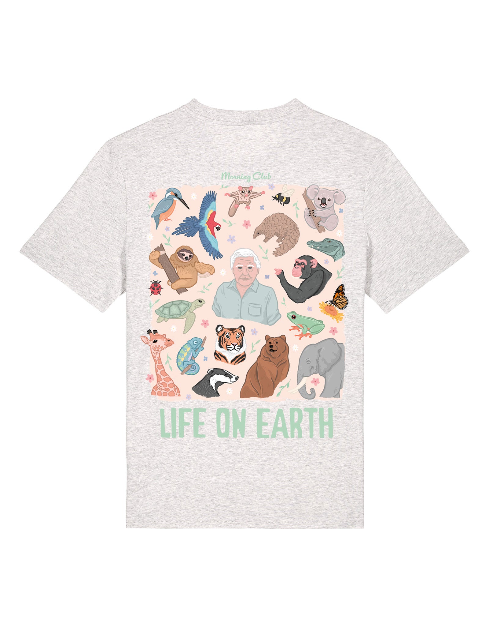 Life On Earth Printed Organic Cotton T-Shirt