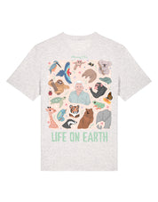 Life On Earth Printed Organic Cotton T-Shirt