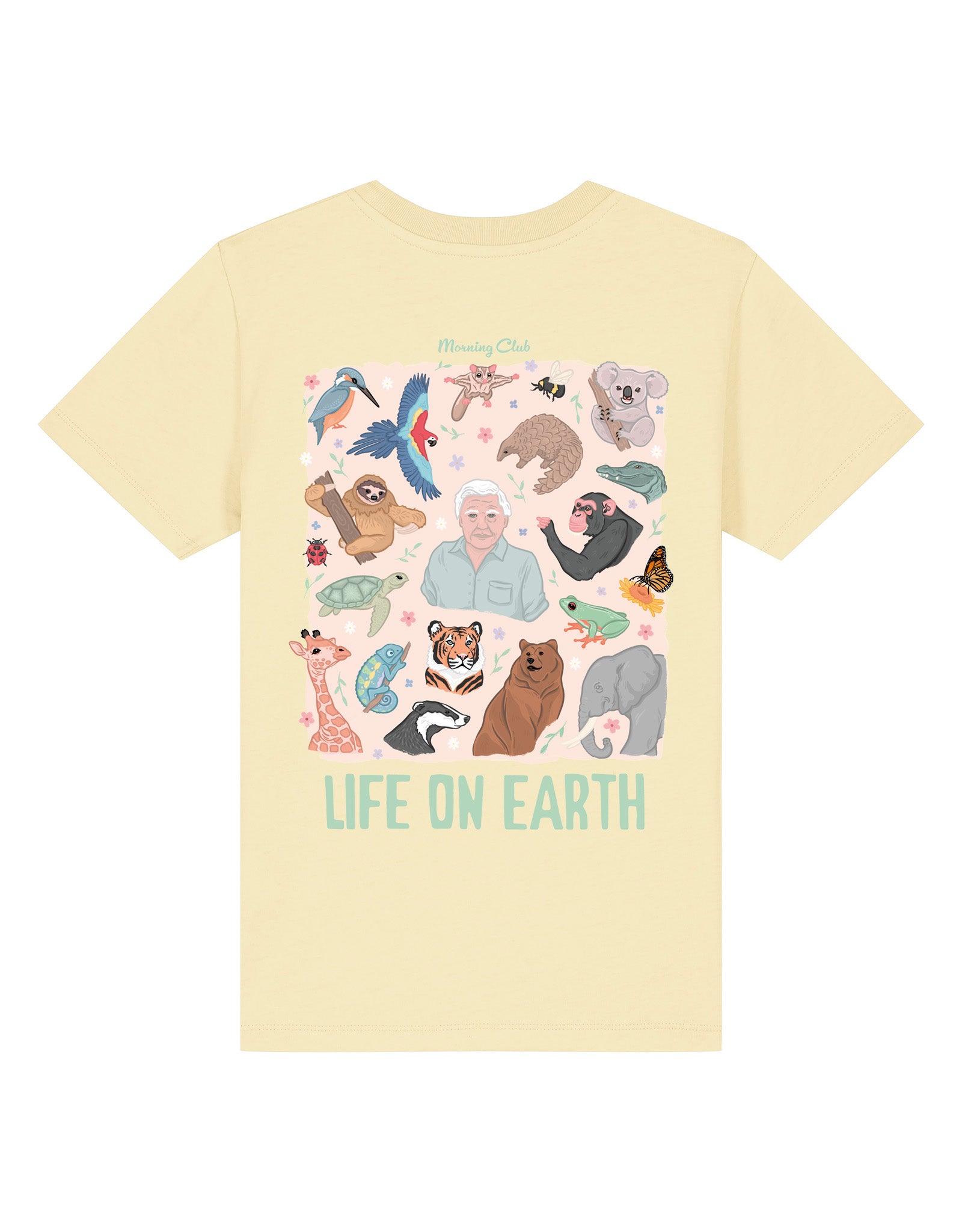 Life On Earth Printed Organic Cotton Childrens T-Shirt
