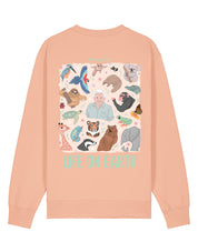 Life On Earth Printed Organic Cotton Sweatshirt