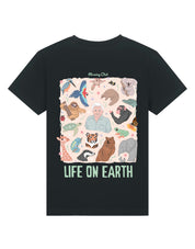 Life On Earth Printed Organic Cotton Childrens T-Shirt