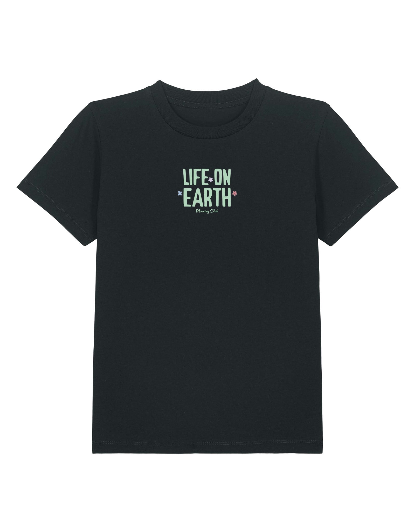 Life On Earth Printed Organic Cotton Childrens T-Shirt