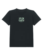 Life On Earth Printed Organic Cotton Childrens T-Shirt