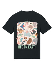 Life On Earth Printed Organic Cotton T-Shirt