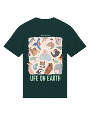 Life On Earth Printed Organic Cotton T-Shirt