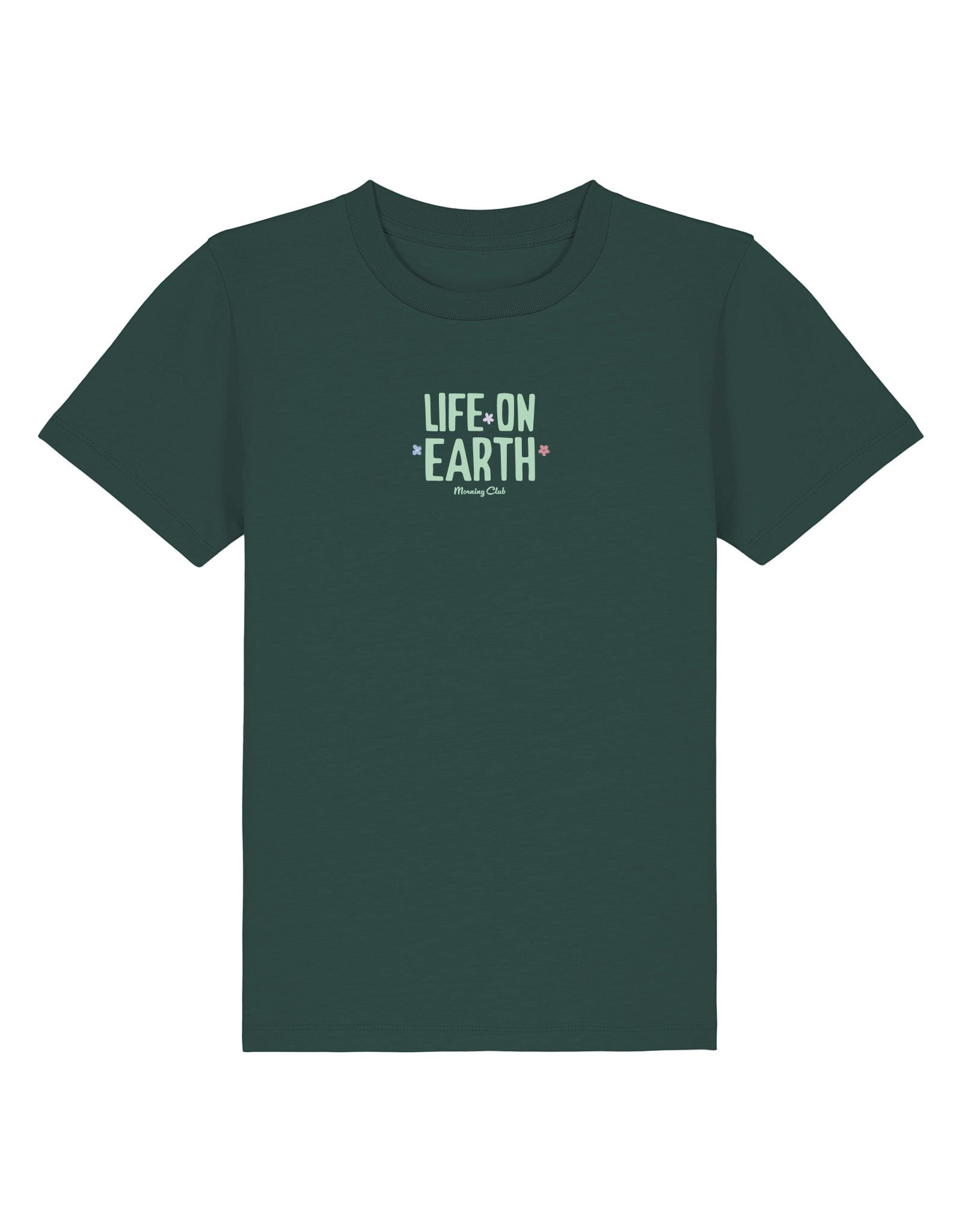 Life On Earth Printed Organic Cotton Childrens T-Shirt
