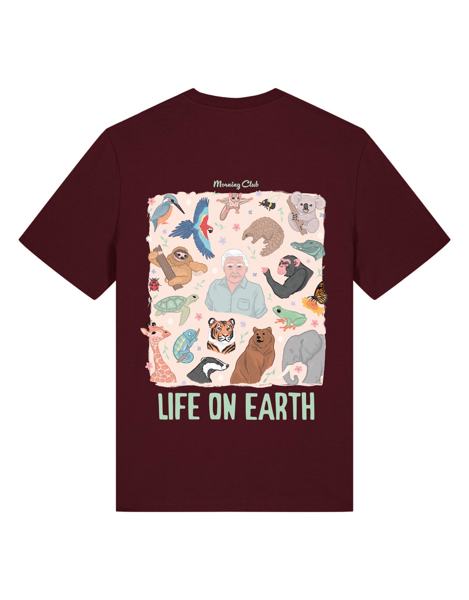 Life On Earth Printed Organic Cotton T-Shirt