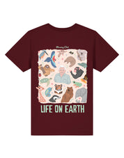 Life On Earth Printed Organic Cotton Childrens T-Shirt