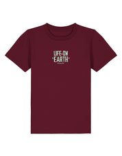 Life On Earth Printed Organic Cotton Childrens T-Shirt