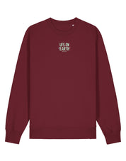 Life On Earth Printed Organic Cotton Sweatshirt