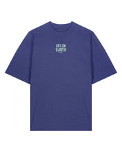 Life On Earth Printed Oversized Organic Cotton Tee