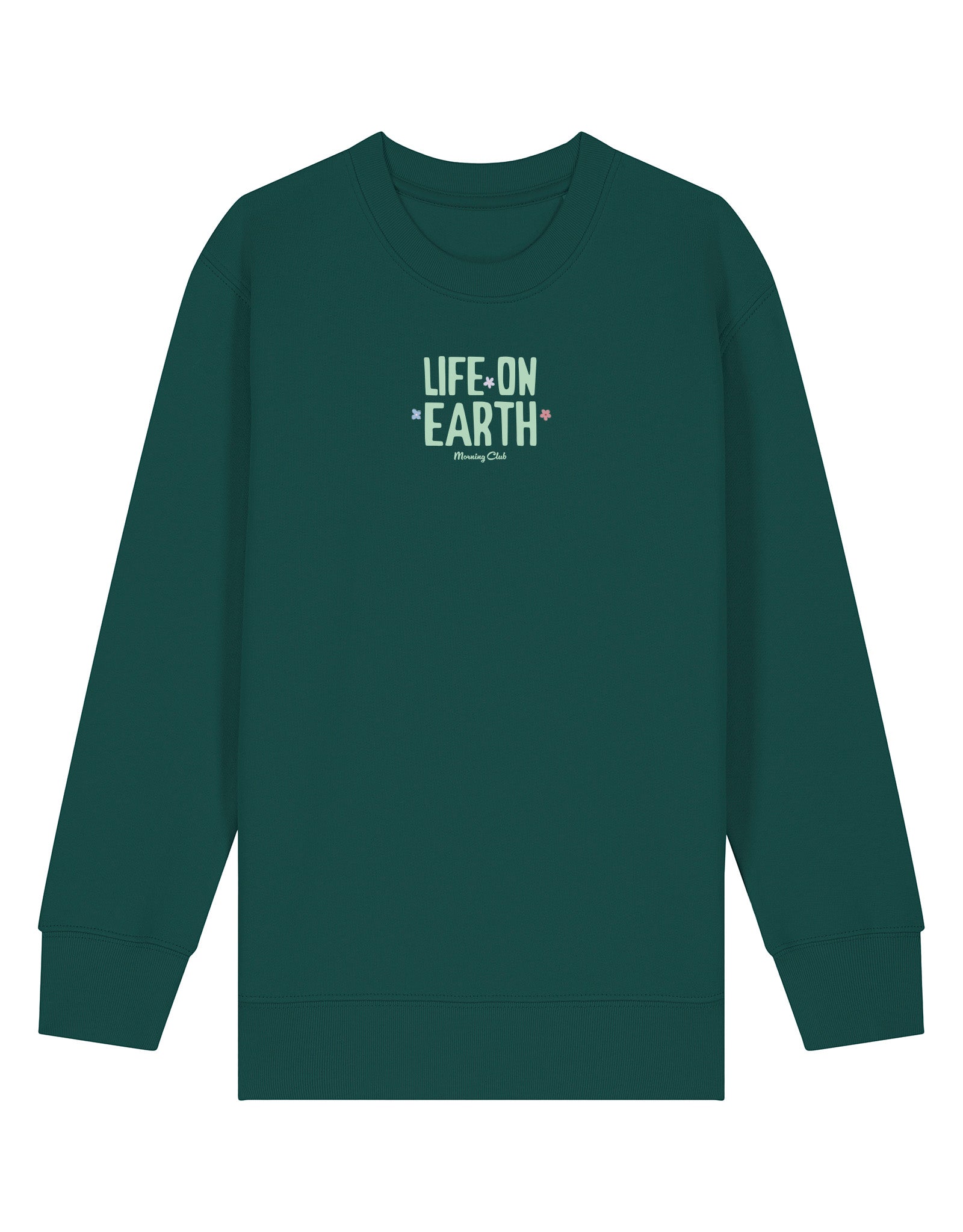 Life On Earth Printed Organic Cotton Childrens Sweatshirt