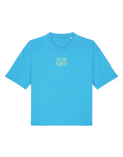 Life On Earth Printed Boxy Organic Cotton Tee