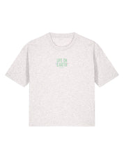Life On Earth Printed Boxy Organic Cotton Tee