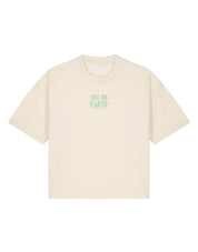 Life On Earth Printed Boxy Organic Cotton Tee