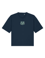 Life On Earth Printed Boxy Organic Cotton Tee
