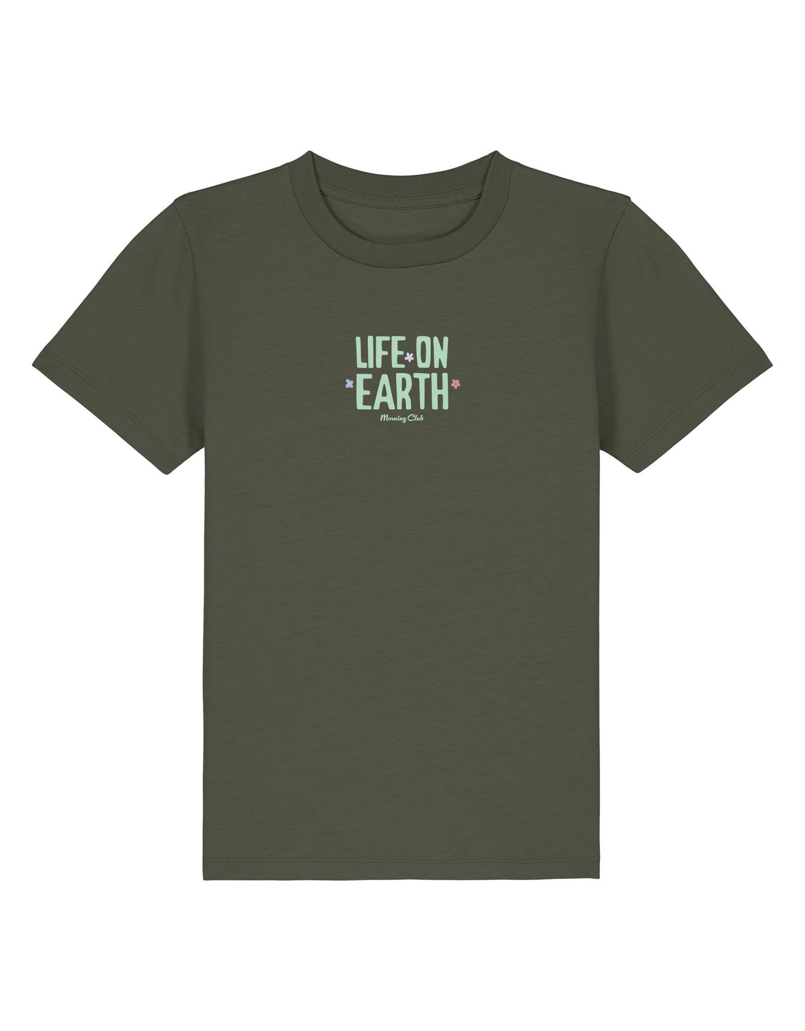Life On Earth Printed Organic Cotton Childrens T-Shirt
