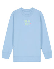 Life On Earth Printed Organic Cotton Childrens Sweatshirt