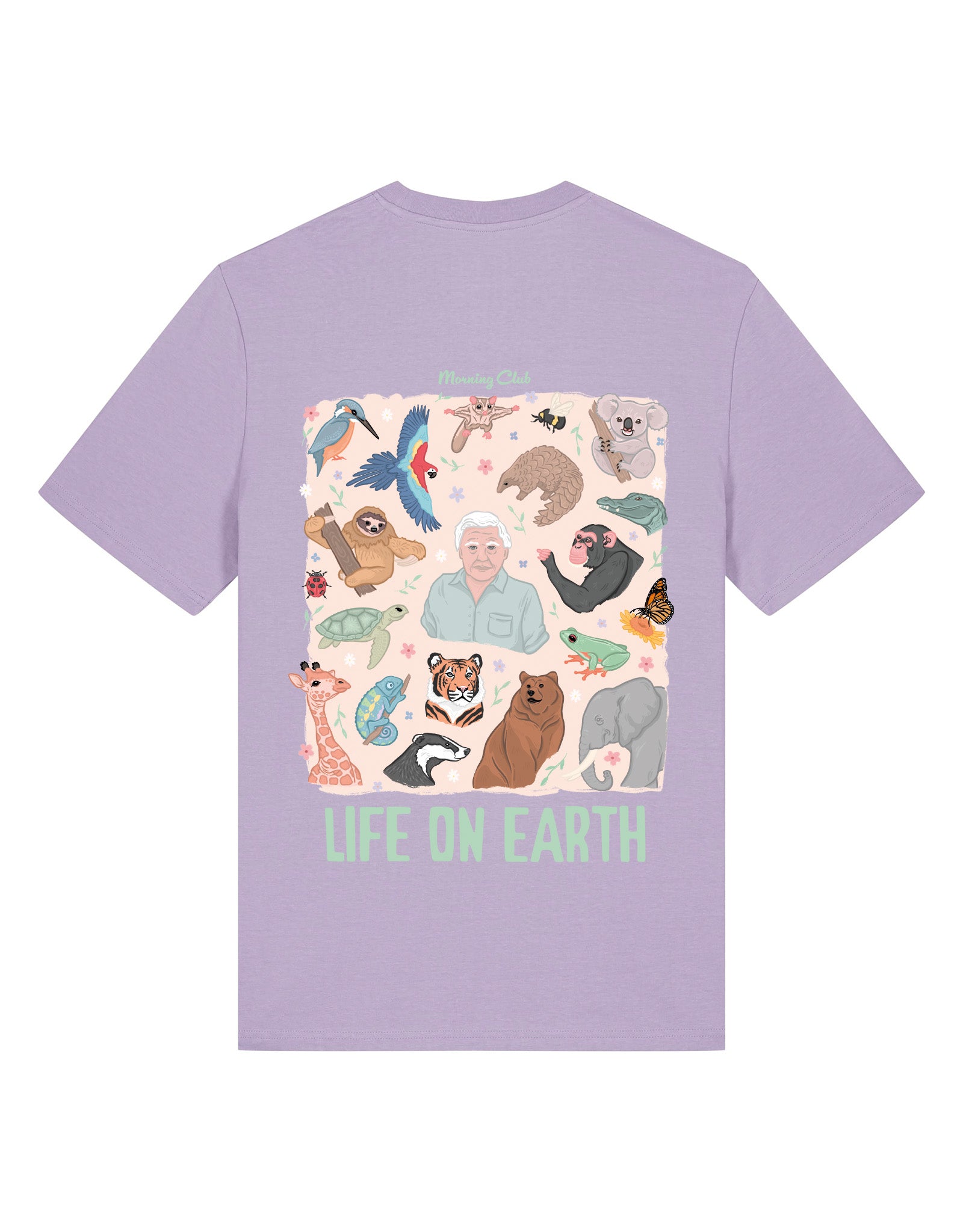 Life On Earth Printed Organic Cotton T-Shirt
