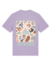 Life On Earth Printed Organic Cotton T-Shirt