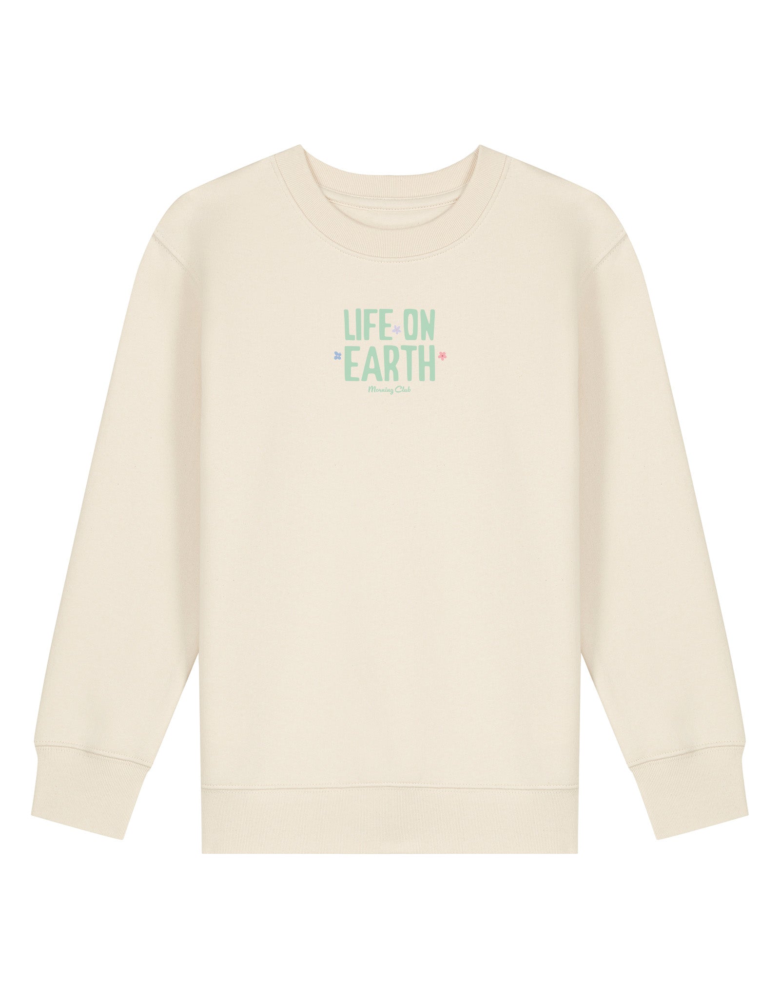 Life On Earth Printed Organic Cotton Childrens Sweatshirt