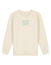 Life On Earth Printed Organic Cotton Childrens Sweatshirt